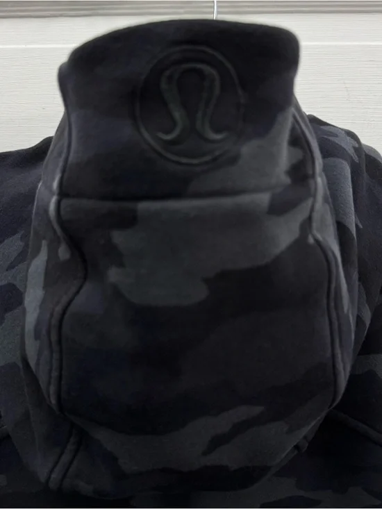 Lululemon Scuba Hoodie Camo Full Zip Size 20 Plus Athleisure - Picture 6 of 9
